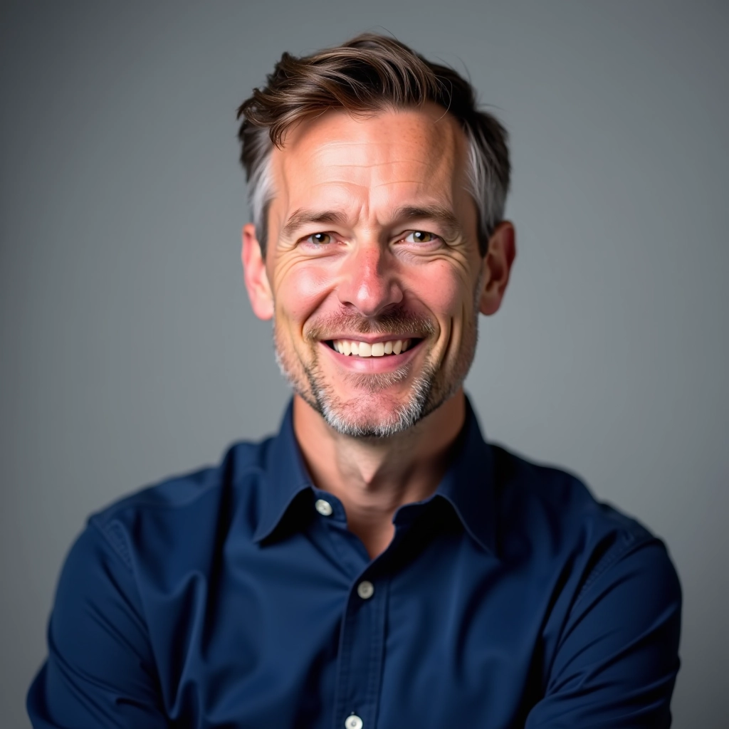 James Harrington, Senior Market Education Specialist at Trader Comit Ltd, portrait photo in professional setting