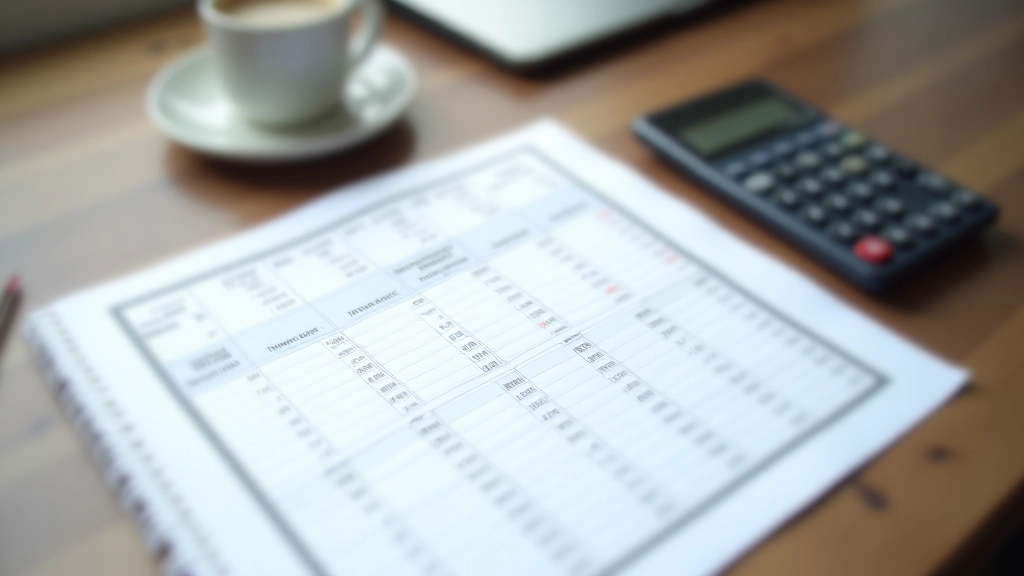 Risk management framework document with position sizing calculations displayed